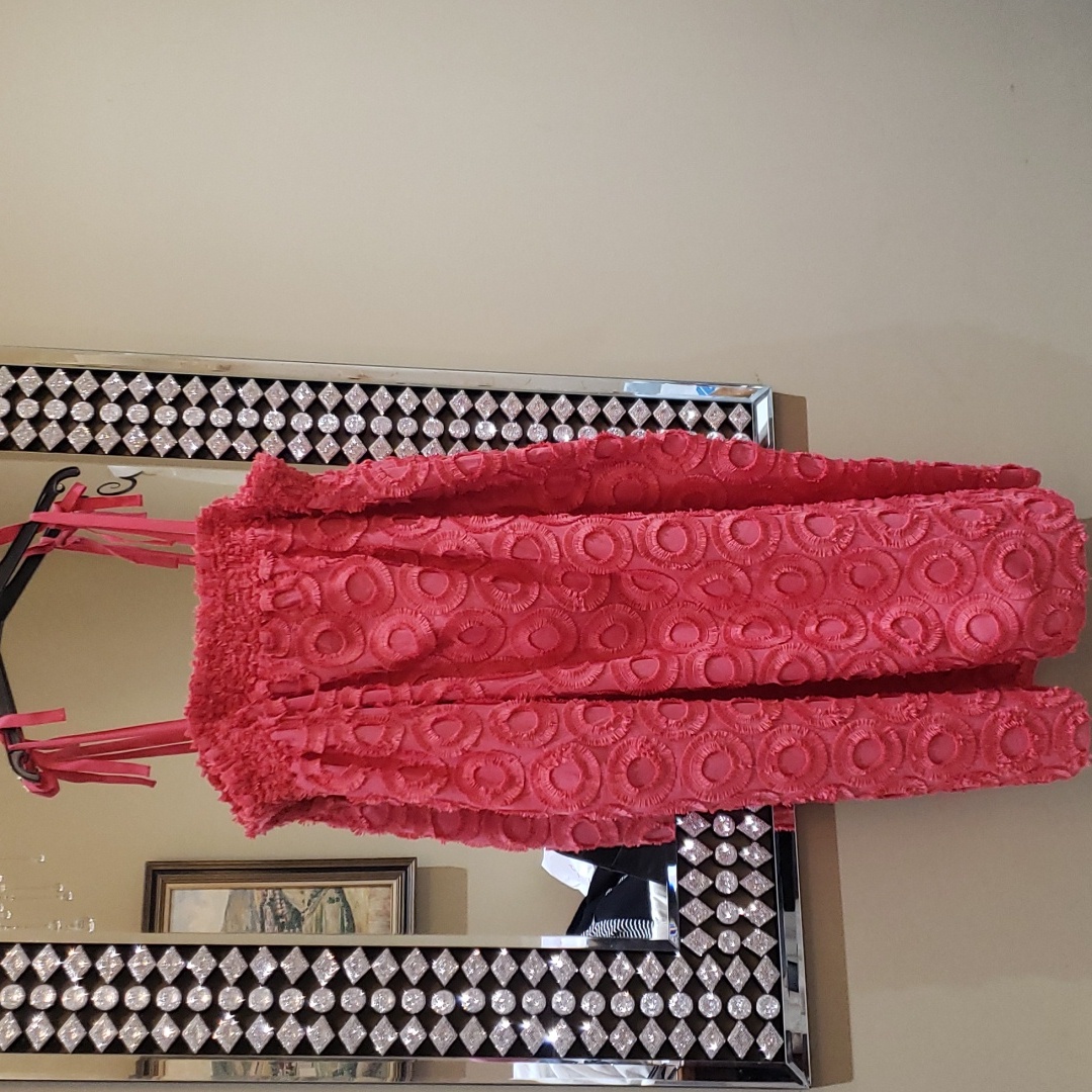 Nwt Trina Turk Xl Razbery Beach Dress